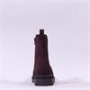 Rieker Gusset Ankle Boot With Side Zip - Mulberry
